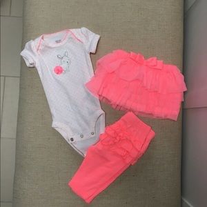 Newborn girls Easter outfit